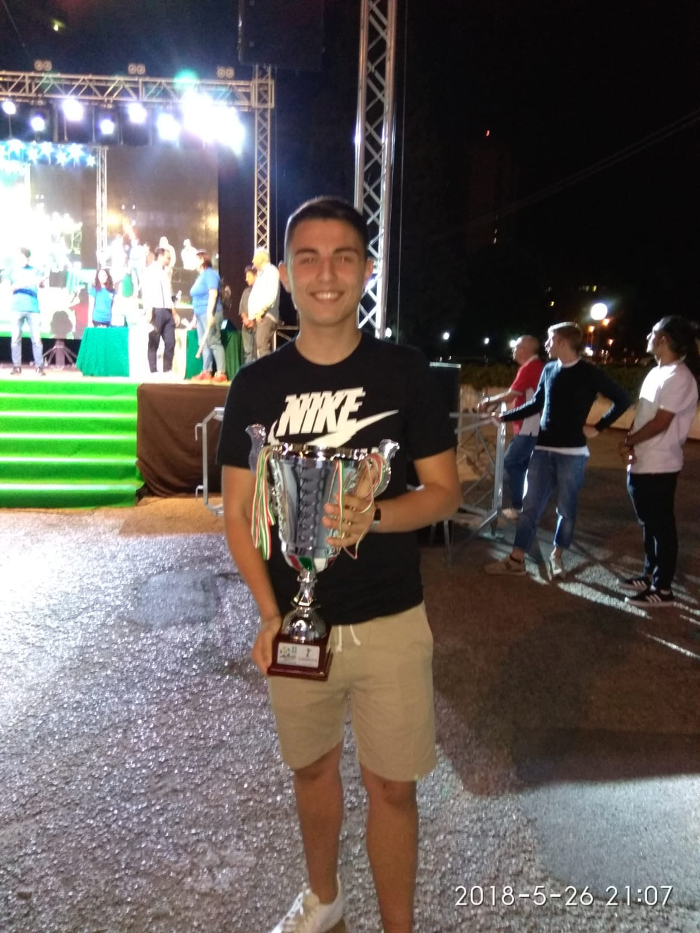 Il trofeo conquistato