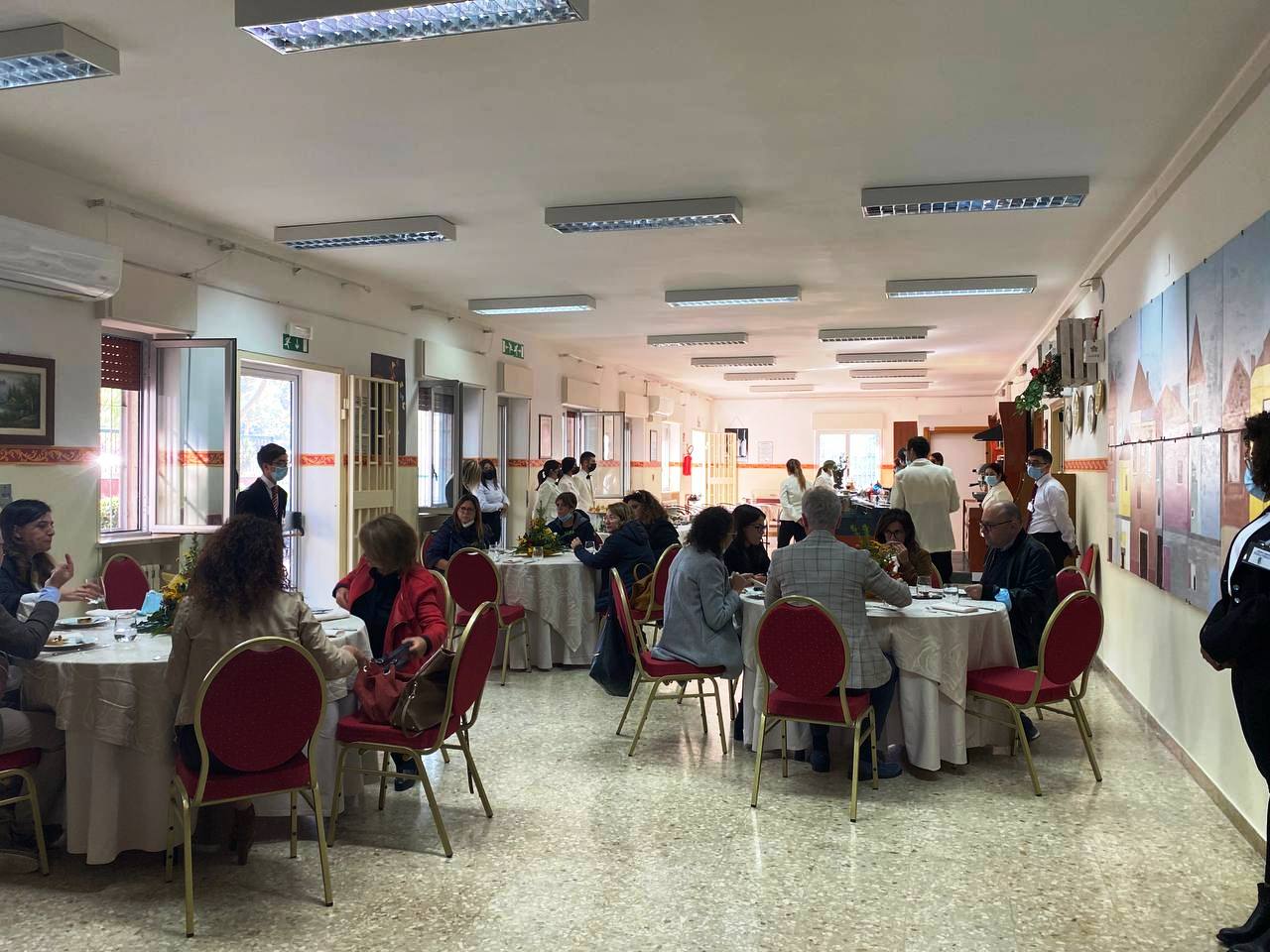 I partecipanti in Sala Ristorante