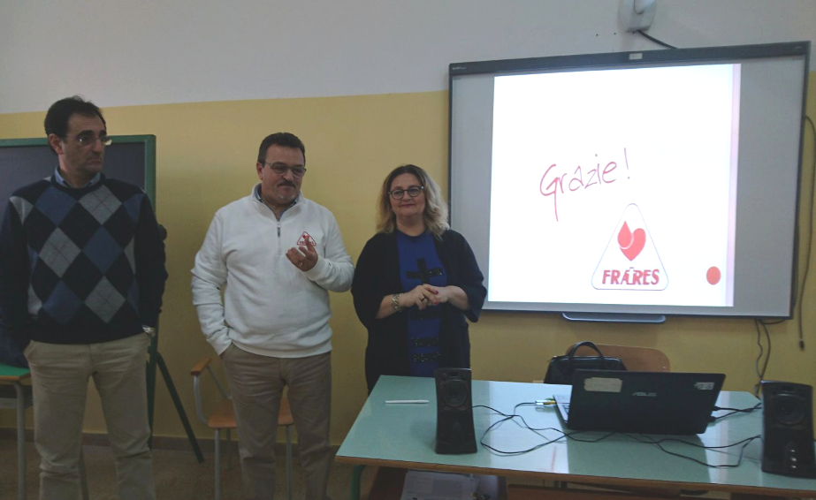 I medici e il responsabile Fratres