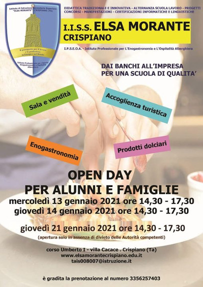 Locandina Open Day