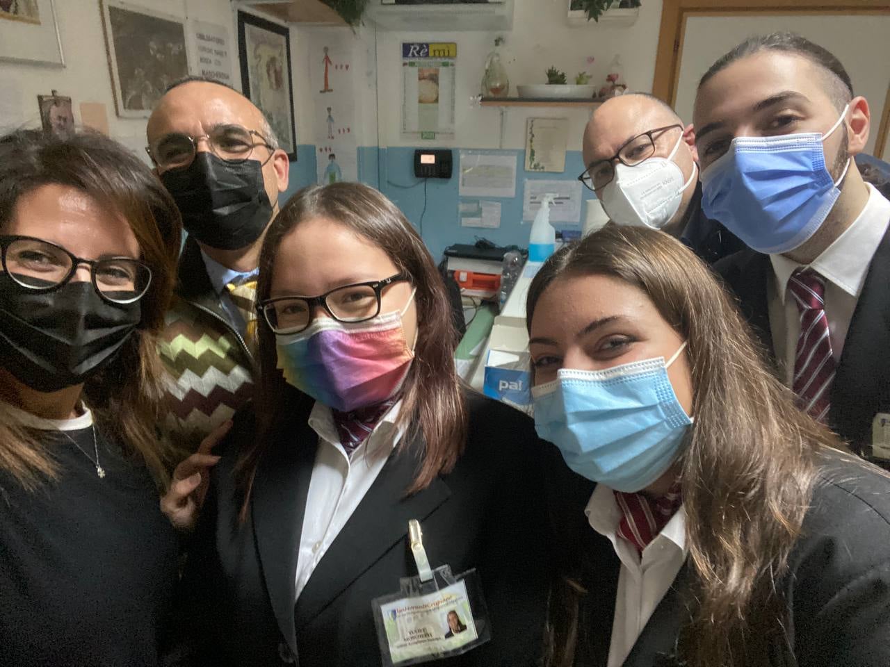 Gli alunni di Accoglienza che hanno partecipato