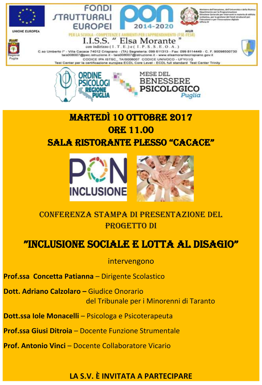 Progetto di inclusione sociale